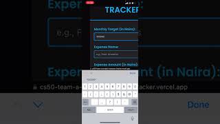 CS50 Final Project Expense Tracker [upl. by Ayanaj]