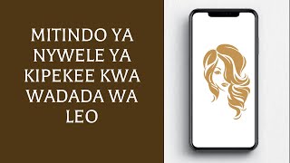 Mitindo Ya Nywele Ya Kipekee Kwa Wadada wa Leo [upl. by Ocinemod651]