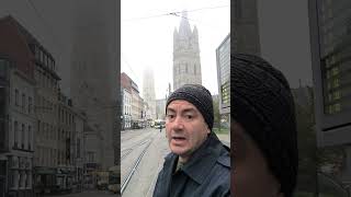 Cómo llegar a la Plaza Korenmarkt desde la estación Sint  Pieters Gante Bélgica │ tours bélgica [upl. by Goody]