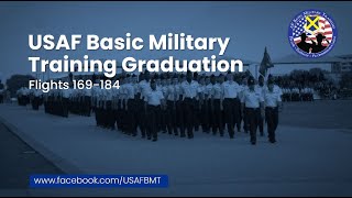 USAF Basic Military Training Graduation Ceremony Flights 169184  February 22 2024 [upl. by Eladnor]