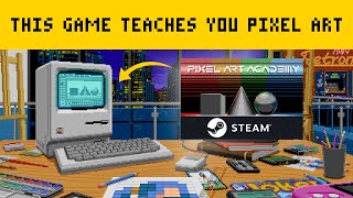 Learning pixel art from a video game  ‘Pixel Art Academy’ preview [upl. by Tosch290]