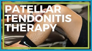 Patellar Tendonitis Therapy  Physical Therapy Exercises [upl. by Nahtannhoj]