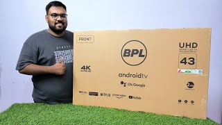 BPL 43 inch Led Tv Review  BPL Android Tv  BPL Android Tv 43 Inch  BPL Tv Review  BPL 43UD4310 [upl. by Guod661]