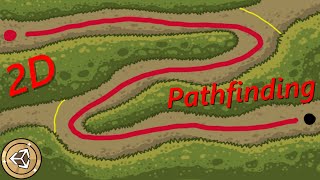 2d pathfinding AI in unity  A pathfinding [upl. by Friedland]