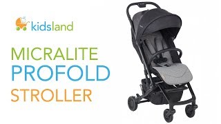 Lightweight Travel Micralite ProFold Stroller  Introduced by Kidsland [upl. by Yadnus127]