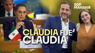 ESTEFANÍA VELOZ entrevista a MANUEL DÍAZ🤔 sobre CLAUDIA SHEINBAUMA en cumbre del G20 en SDPmañana☀️ [upl. by Assenav]