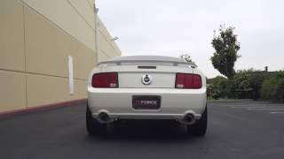 Ford Mustang GT 20052009  XForce Varex AxleBack Exhaust [upl. by Aelgna]