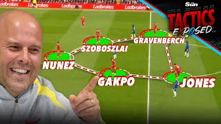 How Liverpool outsmarted Chelsea with Slots genius traffic jam trick and Curtis Jones masterclass [upl. by Eyllek713]