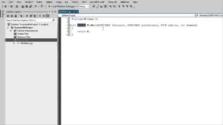 C Windows Programming Made Easy Tutorial 1  WinMain [upl. by Sirrep]