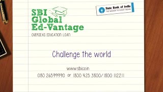 TVC SBI Global EdVantage Overseas Education loan [upl. by Ennaear]