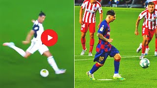 Ronaldo unbelievable goal vs Genoa Messi 700th goal  panenka vs Atletico Barcelona  Juventus [upl. by Areit]