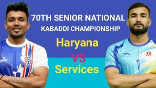 HARYANA VS SERVICES Senior Nationals 2024  SPORTSMASTER08 [upl. by Nedi319]