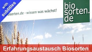 biosortende  Die neue Wissensplattform für Sorten im Ökologischen Landbau [upl. by Bower635]