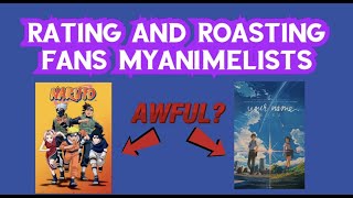 RATING and ROASTING MyAnimeLists PART TWO [upl. by Erodasi]