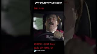 shorts Driver Drowsy Detection [upl. by Naut]