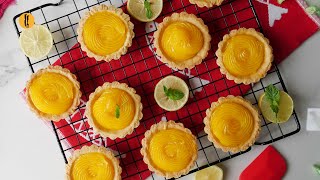 Lemon Tart Bakery Style Recipe By Food Fusion [upl. by Adala]