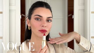 Kendall Jenner’s Guide to “Spring French Girlquot Makeup  Beauty Secrets  Vogue [upl. by Seda]