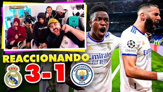 😱 ¡REMONTADA REAL MADRID 3  1 MANCHESTER CITY ¡Semifinal Champions [upl. by Lareneg]