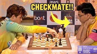 When the King of Endgame delivers a Beautiful Checkmate Combination against the Legend  GCL 2024 [upl. by Annhej]