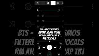 BTS  Mikrokosmos Filtered Hidden Vocals Part 3 bts fyp shorts viral kpop [upl. by Westberg]