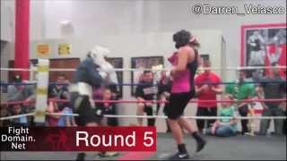 Marlen Esparza vs Carina Moreno FULL Sparring Match [upl. by Adnomal]