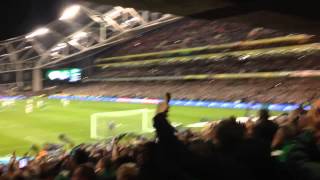 Ole ole ole ole  Irish fans celebrate [upl. by Emya239]