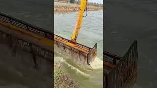 The process of catching fish with the dredging machine [upl. by Yremrej]