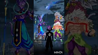 beerus vs Broly dbz and Broly dbs beerus brolydbz brolydbs dragonballanimation shortsvideo [upl. by Annunciata]