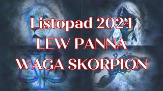 Czytanie na listopad 2024  Lew  Panna  Waga  Skorpion [upl. by Gifferd]