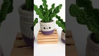 Crochet Cactus  Amigurumi Fishbone Plant [upl. by Spearing27]