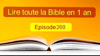 Toute la Bible en 1 an EP 269 Jérémie 24 à 26 et Galates 1 à 2 [upl. by Caputto]