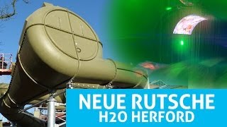 H2O Herford  Jungle Cone neue Rutsche 2013 Onride [upl. by Tia600]