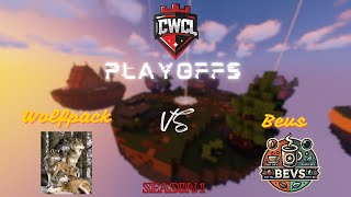 CWCL  Wolfpack vs Bevs  S1 Playoffs  Group Stage [upl. by Aveneg386]