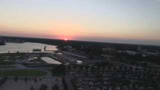 Real Time Sunset at California Grill at Walt Disney World [upl. by Artined]