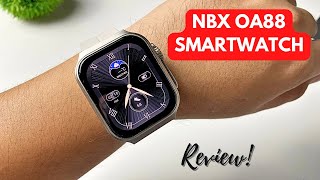 NBX OA88 SMARTWATCH UNBOXING AND REVIEW [upl. by Gonnella]