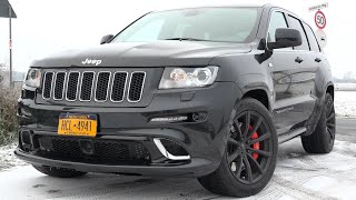 2012 Jeep Grand Cherokee SRT8 64L V8 470 HP TEST DRIVE [upl. by Enitsirhk301]