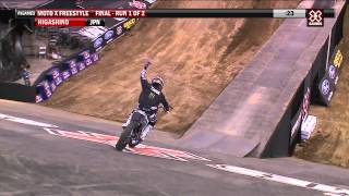 Taka Higashino 2012 Moto X Freestyle Gold  World of X Games [upl. by Enwad804]