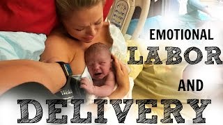 EMOTIONAL LABOR AND DELIVERY  LIVE BIRTH VLOG  BABY GOES TO NICU  Angelia Layton [upl. by Nylidnarb]