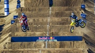 Ryan Dungey VS James Stewart Semifinals  Red Bull Straight Rhythm 2015 [upl. by Darmit]