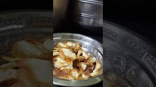 Hot hot potato chips 😍😍 sanahomeneeds telugu subscribe food shorts youtube [upl. by Airetnuhs]