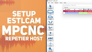 Setup Estlcam untuk Repetier Host [upl. by Ignatzia]