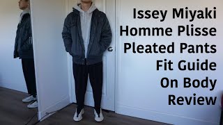 Issey Miyake Homme Plisse Fit Guide  Review  OnBody [upl. by Yelsnit812]