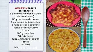 Clafoutis aux Pommes Caramélisées [upl. by Atokad]