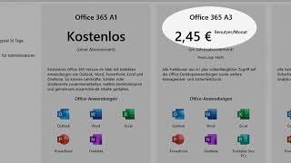 Office 365 A3LizenzDownload Installation und Aktivierung [upl. by Ahsir343]