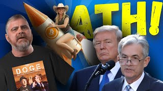 Powell twardo Bitcoin ATH Krypto newsy [upl. by Brottman758]