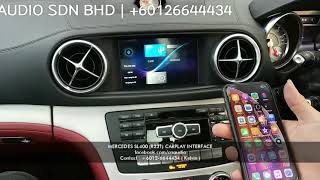 MERCEDES SL400  R231  CARPLAY INTERFACE [upl. by Damiano566]