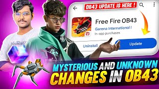 Things You Dont Know About OB43 Update😍🔥  Garena Free Fire [upl. by Nedrob]