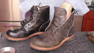 Conditioning the Charcoal Rough amp Tough Leather  How To REALLY Care for Your Boots [upl. by Vonni]