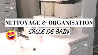 ✨ NETTOYAGE  ORGANISATION  SALLE DE BAIN ✨ [upl. by Siwel]