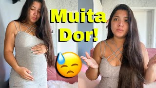 GRAVIDEZ PÃ“S ABDOMINOPLASTIA  MEUS PONTOS ESTÃƒO RASGANDO [upl. by Barrus]